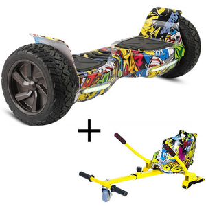 BUNDLE Sale!  8.5" All Terrain Hoverboard +HoverKart